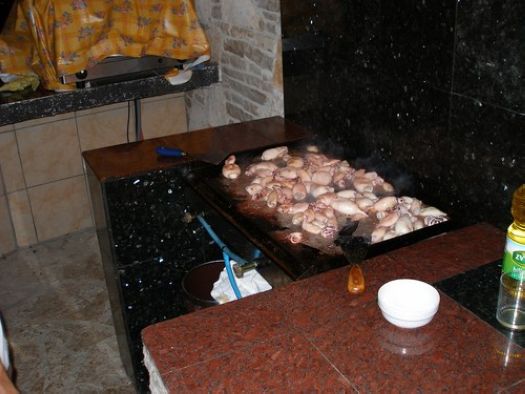 Barbecue in the Apartments Murano Rovinj Croatia 2