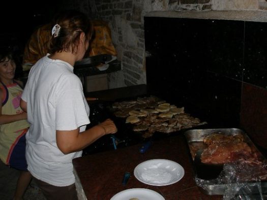 Barbecue in the Apartments Murano Rovinj Croatia 4