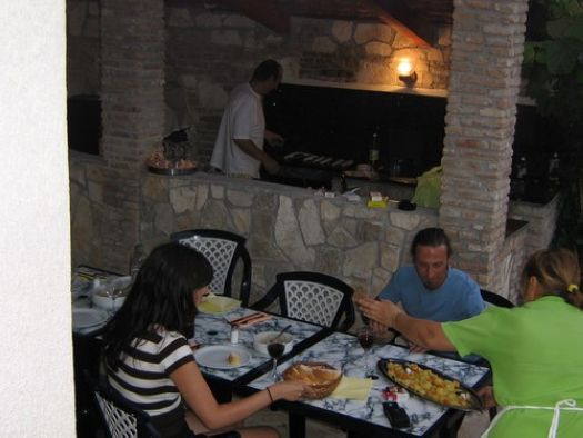 Barbecue in the Apartments Murano Rovinj Croatia 6